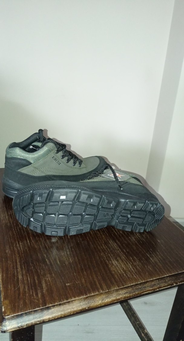 Kamuflaj Desenli Gri Outdoor Erkek Ayakkabı - Görsel 4