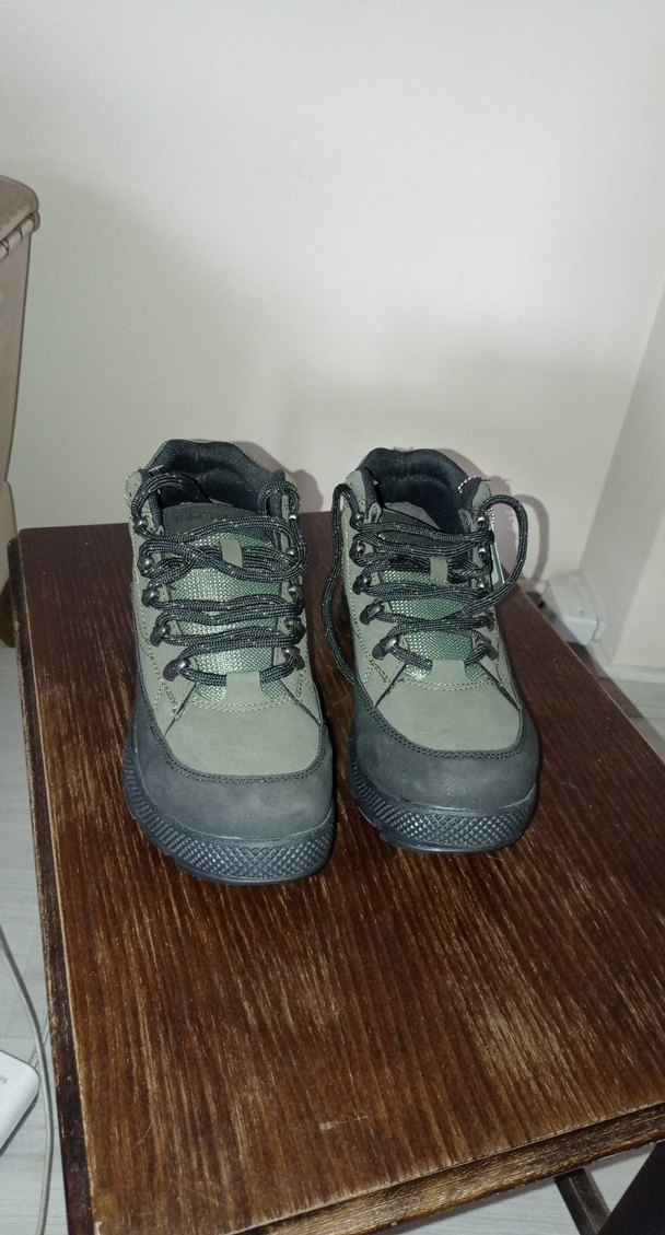 Kamuflaj Desenli Gri Outdoor Erkek Ayakkabı - Görsel 2