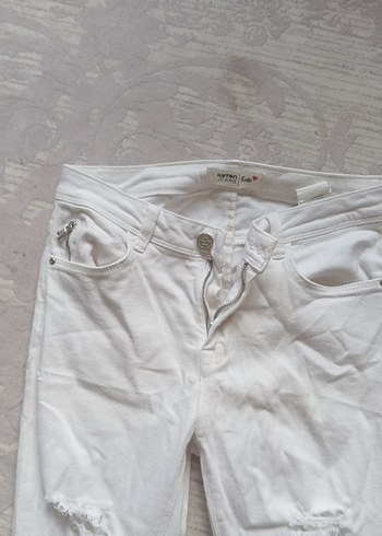 xs Beden beyaz Renk Beyaz Skinny Kot Pantolon