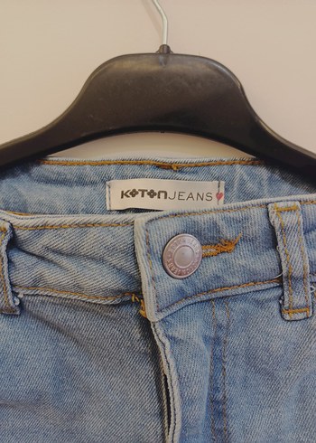 Koton Kadın Mavi Denim Mini Şort