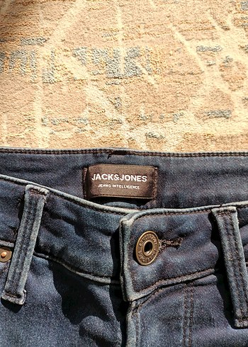 Gri Mavi Kemer Detaylı Erkek Kot Şort - Görsel 2