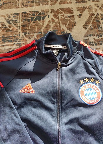 ErkekFermuarlı Bayern Münih Sweatshirt - Görsel 2