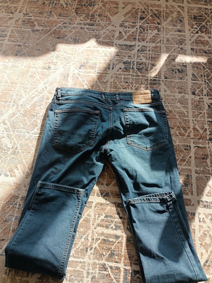 LCW Erkek Gri Mavi Normal Boy Kot Pantolon - Görsel 3