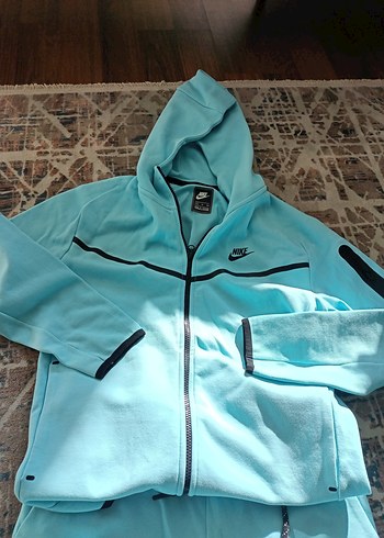 Mavi Fermuarlı erkek Eşofman Takımı - Görsel 3