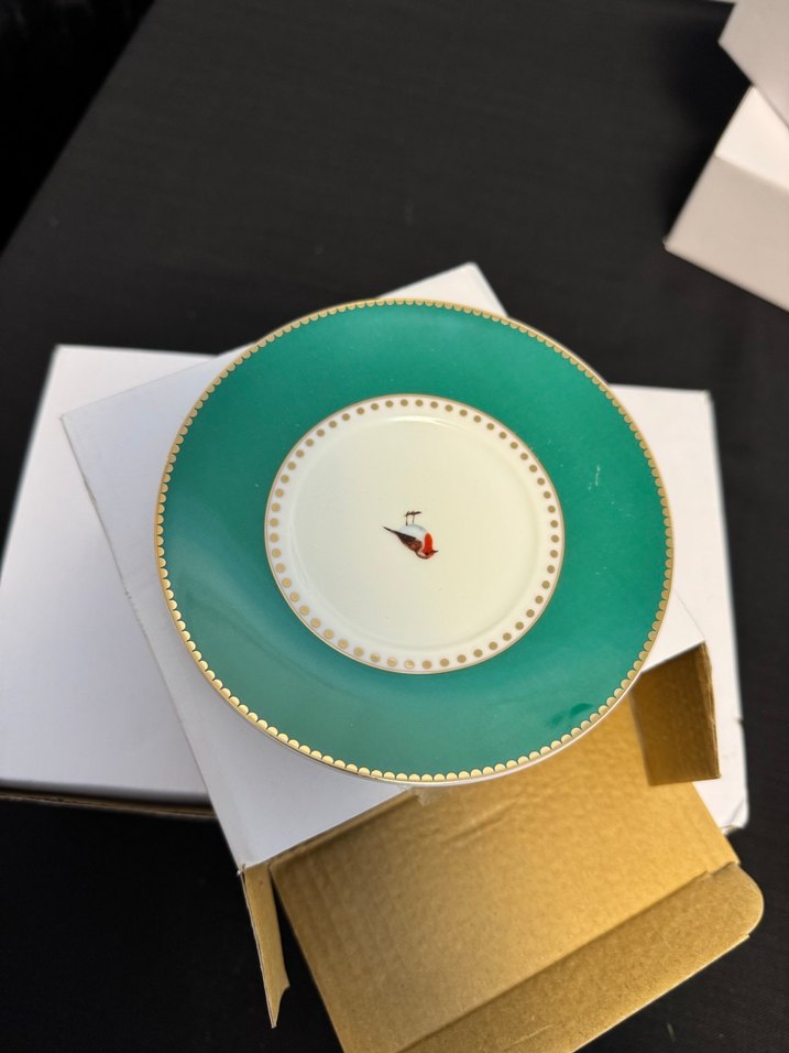 Pip studio yeşil çizgili Türk kahvesi fincanı - Görsel 2