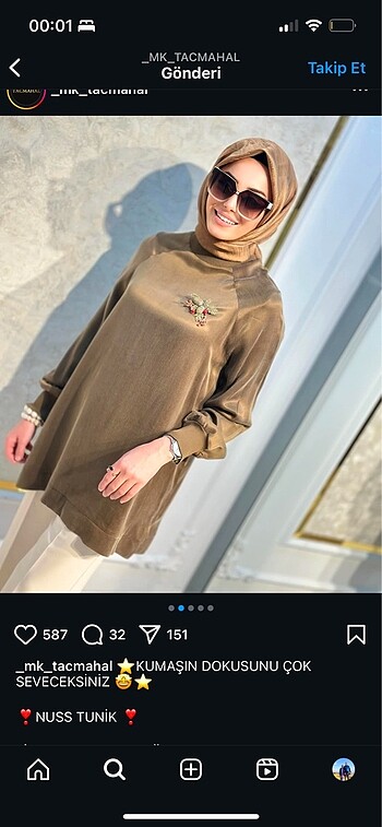 Nuss ipek cupra tunik #inve#nuss