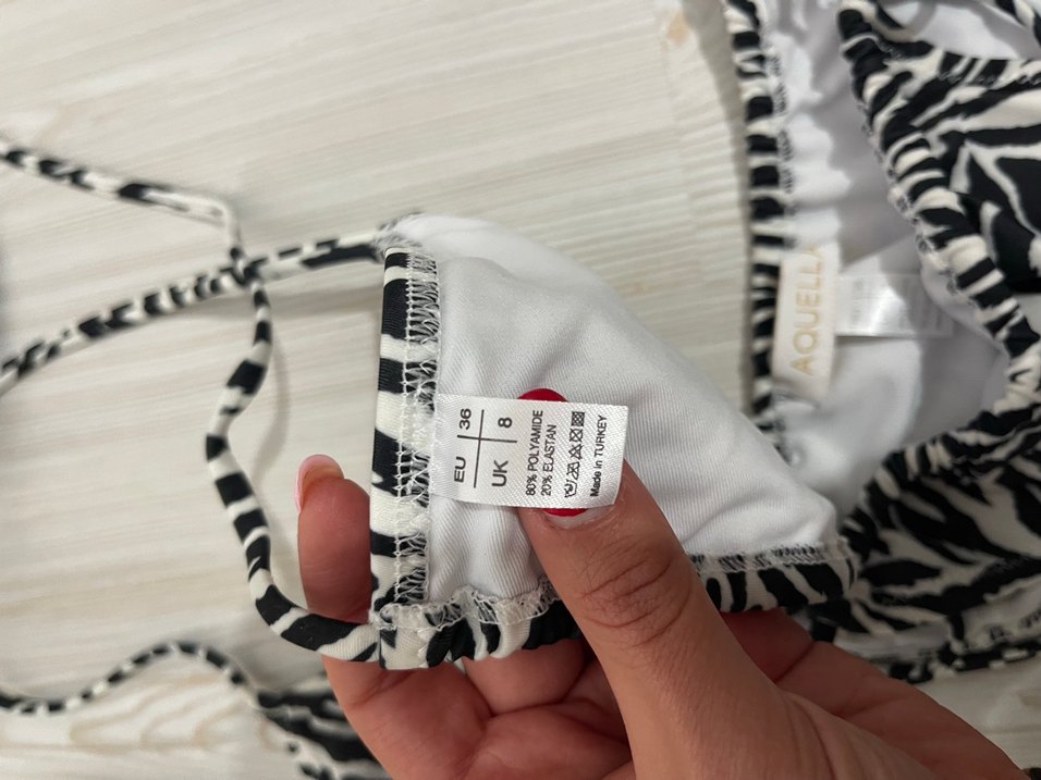 Zebra Desenli Mini Kadın Bikini - Görsel 3