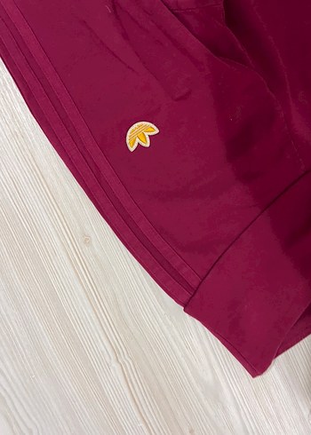 Adidas Bordo Fermuarlı Spor Kadın Tayt