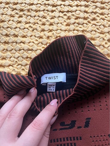 m Beden Twist elbise