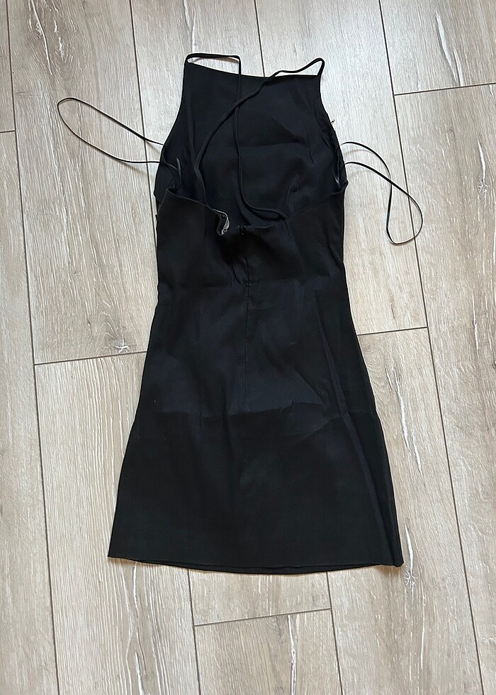 Zara Drapeli Mini Elbise — görsel 5/7