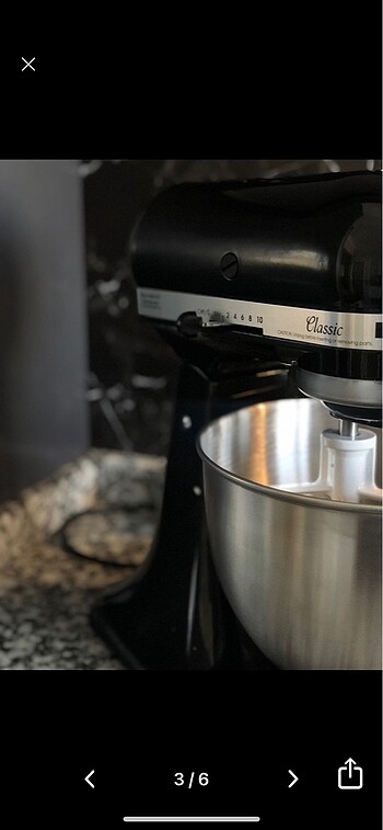Beden KitchenAid hamur yoğurma ve çırpma makinası