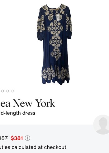 Lacivert Bohem Uzun Elbise - Görsel 4