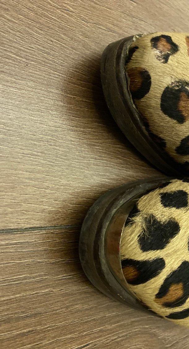 Leopar Desenli Süet Kadın Botlar - Görsel 4