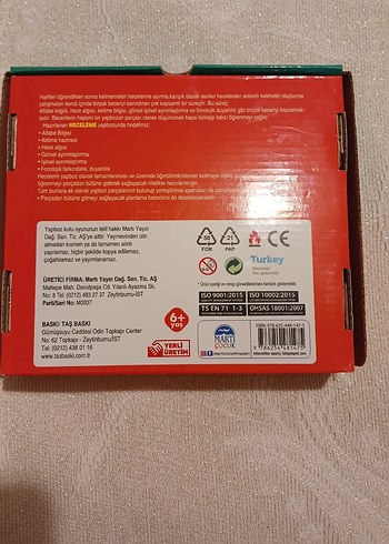 Martı Heceleme Eğitici Yapboz 80 Parça - Görsel 4