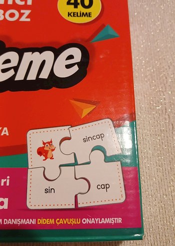 Martı Heceleme Eğitici Yapboz 80 Parça - Görsel 6