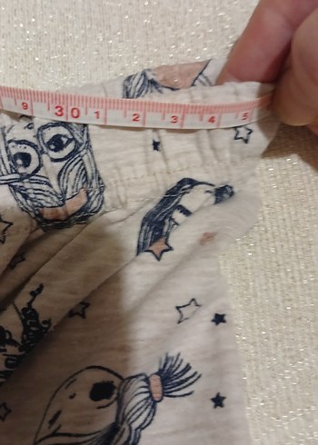 Kızlar için Retro Desenli Pamuklu Tayt - Görsel 4