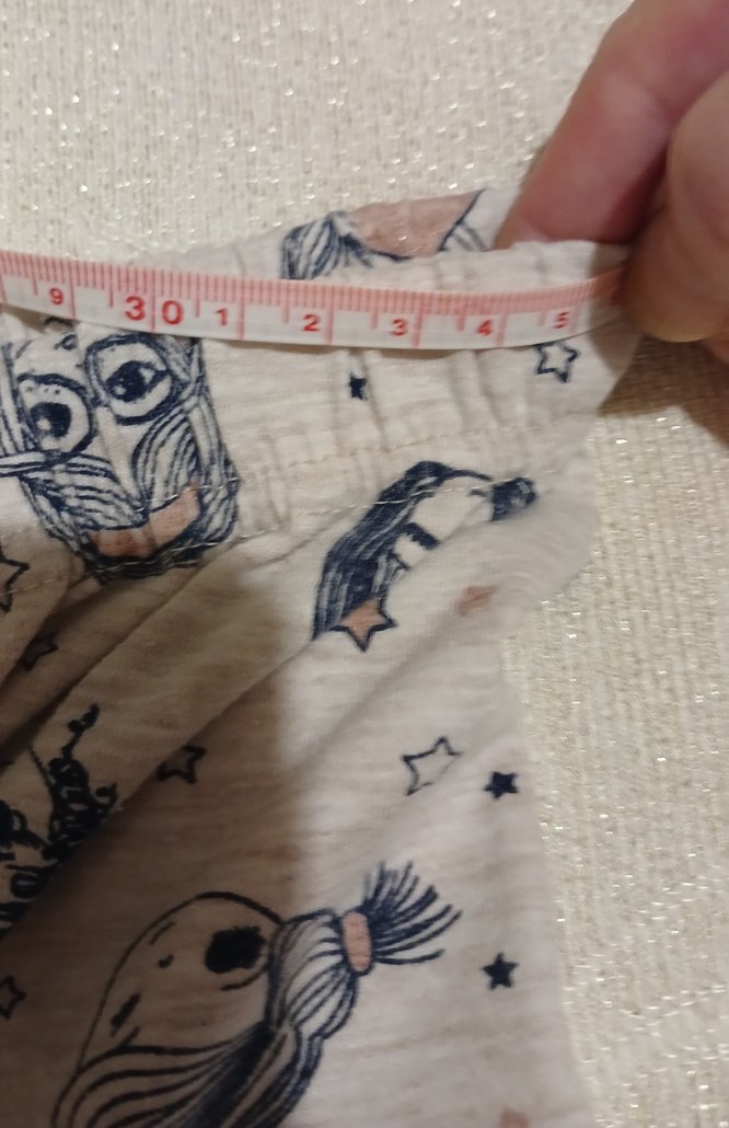 Kızlar için Retro Desenli Pamuklu Tayt - Görsel 4