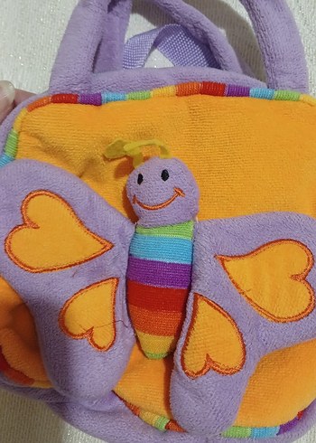 Renkli Kelebek Desenli Çocuk  Çantası - Görsel 4