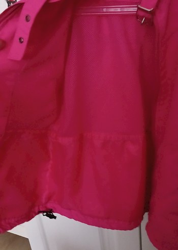 Pembe Çocuk yağmurluk ceket - Görsel 2