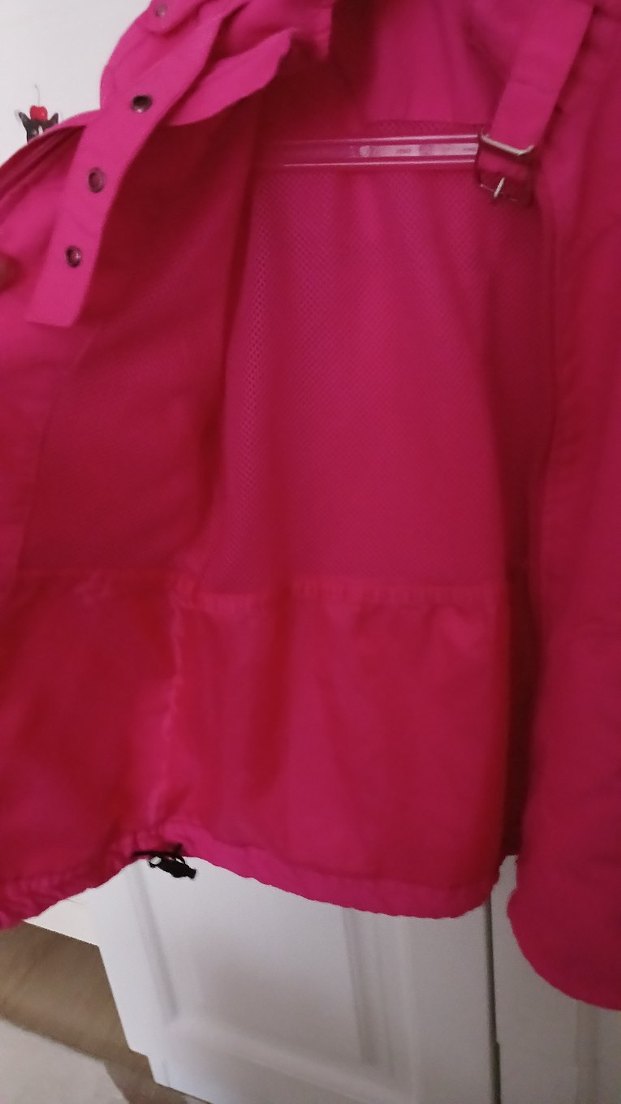 Pembe Çocuk yağmurluk ceket - Görsel 2