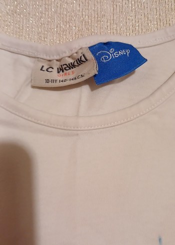 Kız Çocuk Beyaz Baskılı Uzun Kollu Tişört - Görsel 2