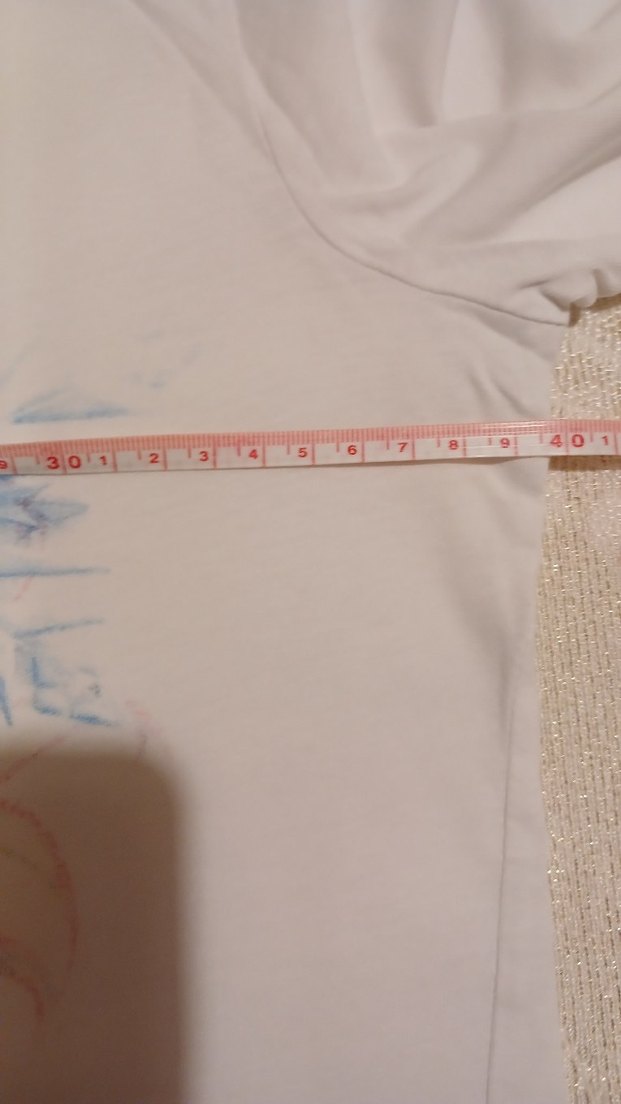 Kız Çocuk Beyaz Baskılı Uzun Kollu Tişört - Görsel 4