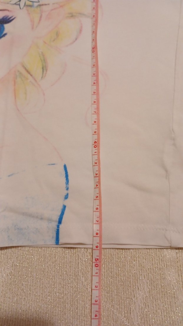 Kız Çocuk Beyaz Baskılı Uzun Kollu Tişört - Görsel 5