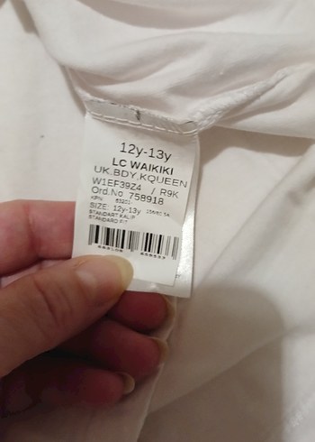 Kız Çocuk Beyaz Baskılı Uzun Kollu Tişört - Görsel 6