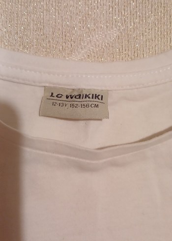 Kız Çocuk Beyaz Baskılı Uzun Kollu Tişört - Görsel 3