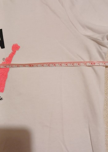 Kız Çocuk Beyaz Baskılı Uzun Kollu Tişört - Görsel 4