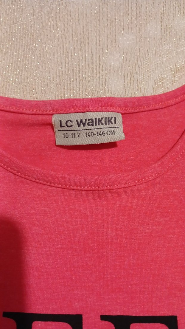 Kız Çocuk Pembe Uzun Kollu Baskılı Tişört - Görsel 3