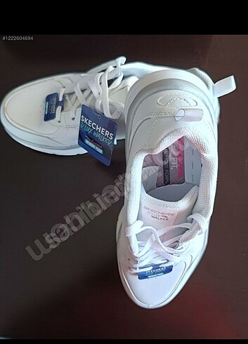 38 Beden beyaz Renk SKECHERS 38 NUMARA BEYAZ DERİ SPOR AYAKKABI SIFIR KUTULU ETİKETL