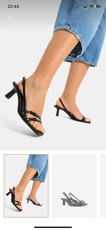 Bershka SİYAH TOKALI SANDALET