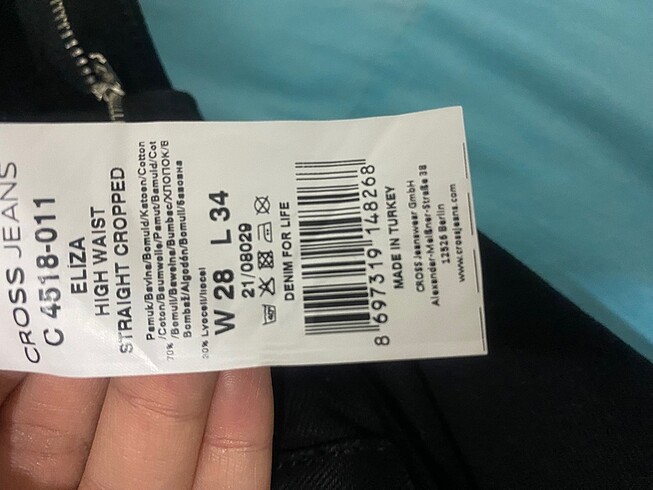 Mavi Jeans CROSS JEANS SİYAH PANTOLON