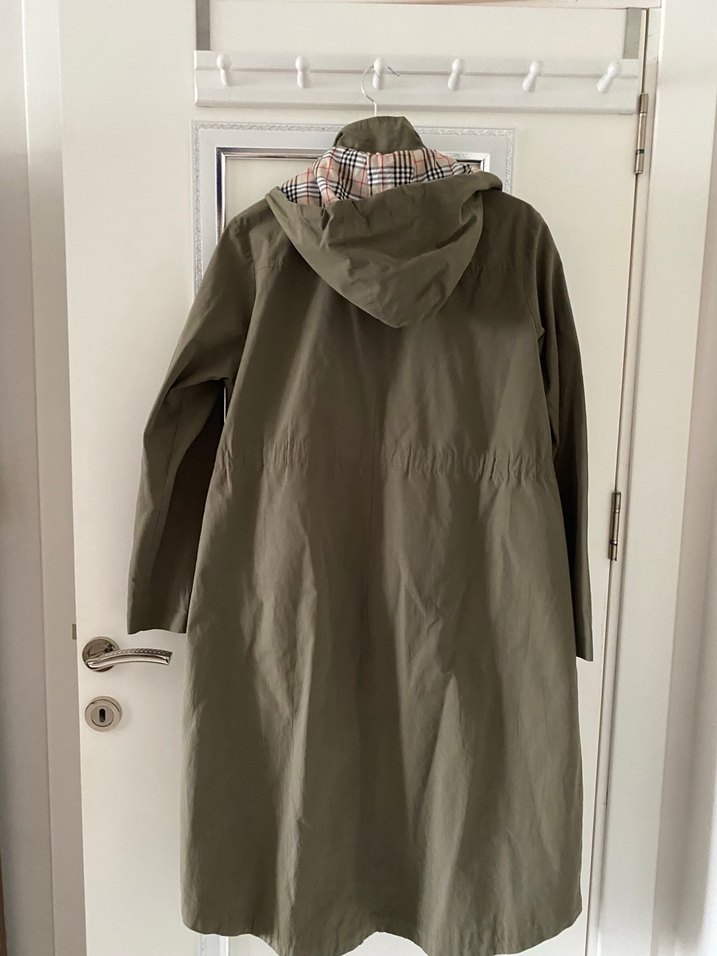 Kadın Haki Midi Yağmurluk - Görsel 4