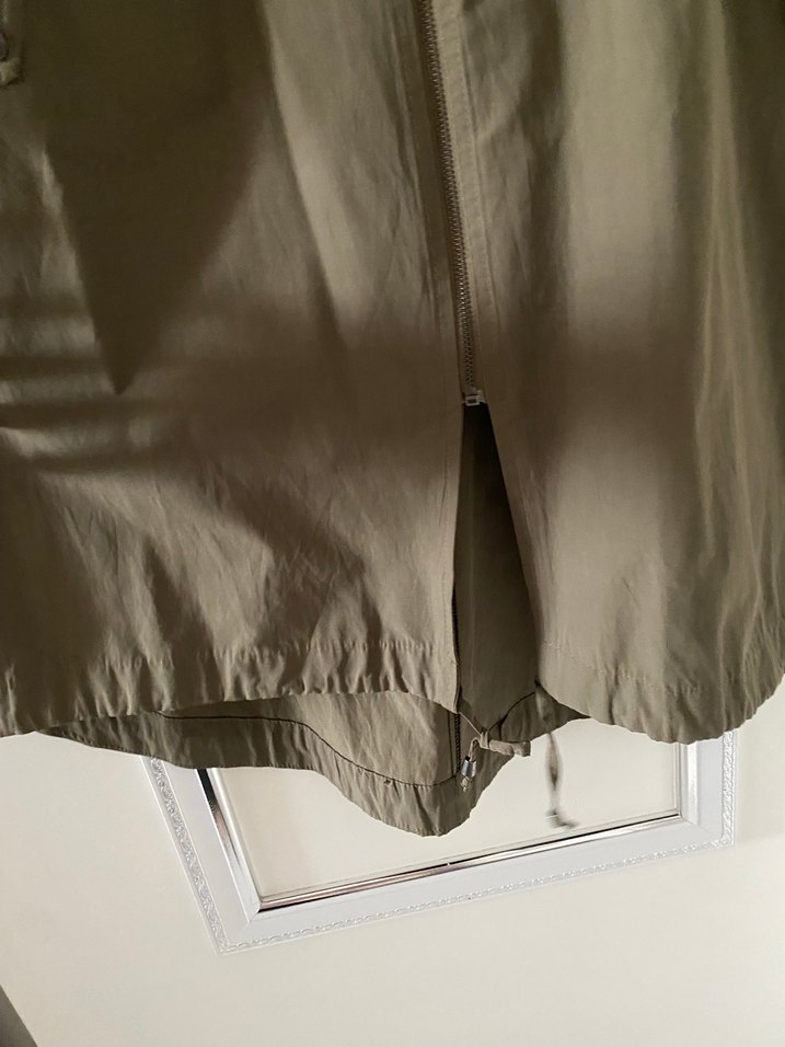 Kadın Haki Midi Yağmurluk - Görsel 2