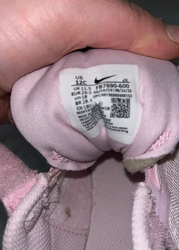 Kız çocuk Nike orijinal spor ayakkabı - Görsel 4