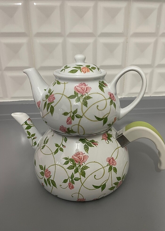 Emaye Çaydanlık - Görsel 2