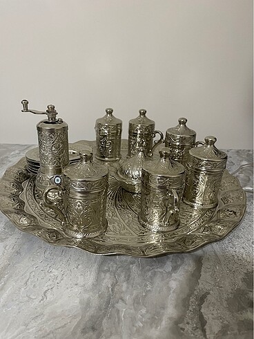 Gümüş Fincan takımı - Görsel 6