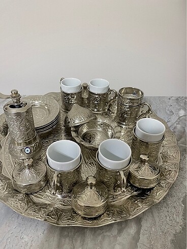 Gümüş Fincan takımı - Görsel 5
