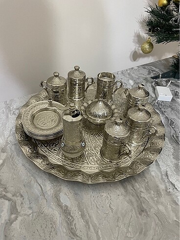 Gümüş Fincan takımı