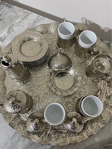 Gümüş Fincan takımı - Görsel 8