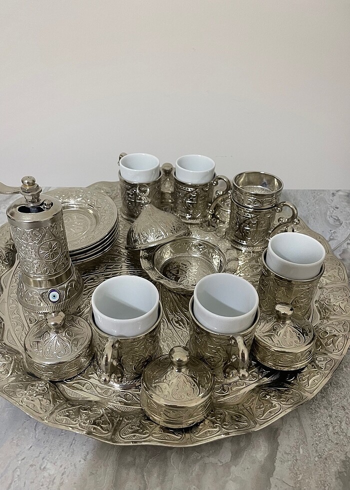 Gümüş Fincan takımı - Görsel 5