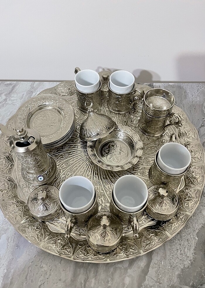 Gümüş Fincan takımı - Görsel 2