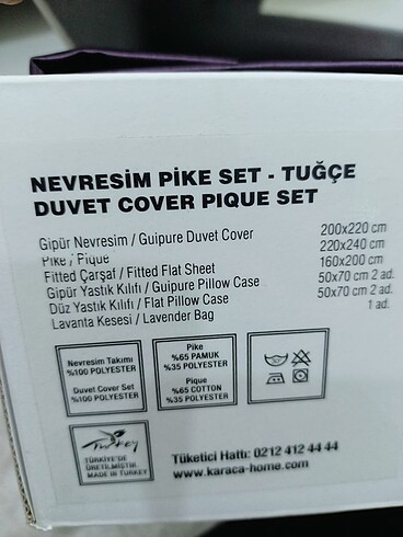 Karaca Home Karaca Nevresim Pike Set