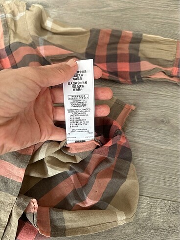 4 Yaş Beden çeşitli Renk Burbery gömlek