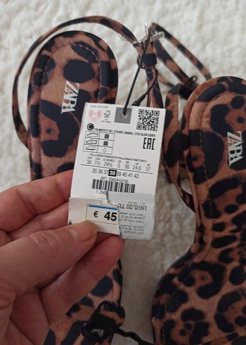 Leopar Desenli Platform Topuklu Kadın Ayakkabı - Görsel 7