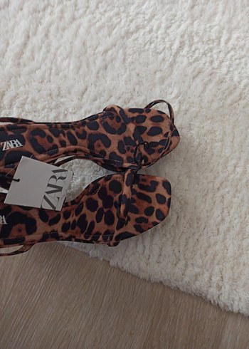 Leopar Desenli Platform Topuklu Kadın Ayakkabı - Görsel 12