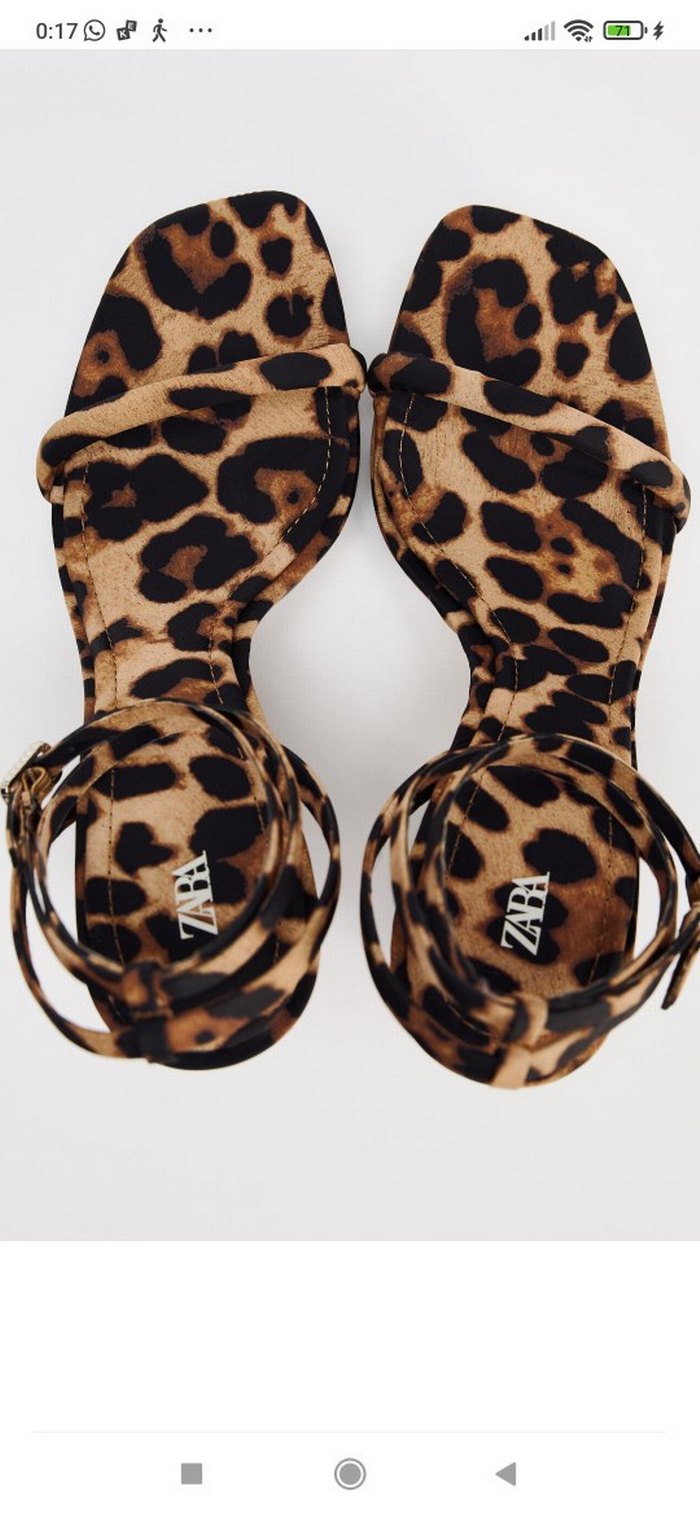 Leopar Desenli Platform Topuklu Kadın Ayakkabı - Görsel 3