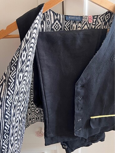 BG Store Nebbati Erkek Çocuk Keten Takım